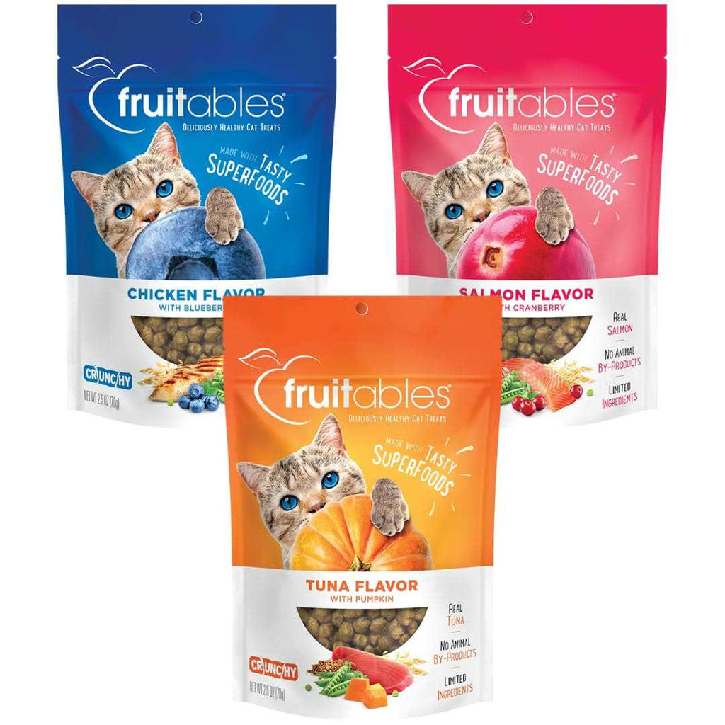 Cat Treat 3 Flavor Variety Pack of 2.5oz Bags G826961