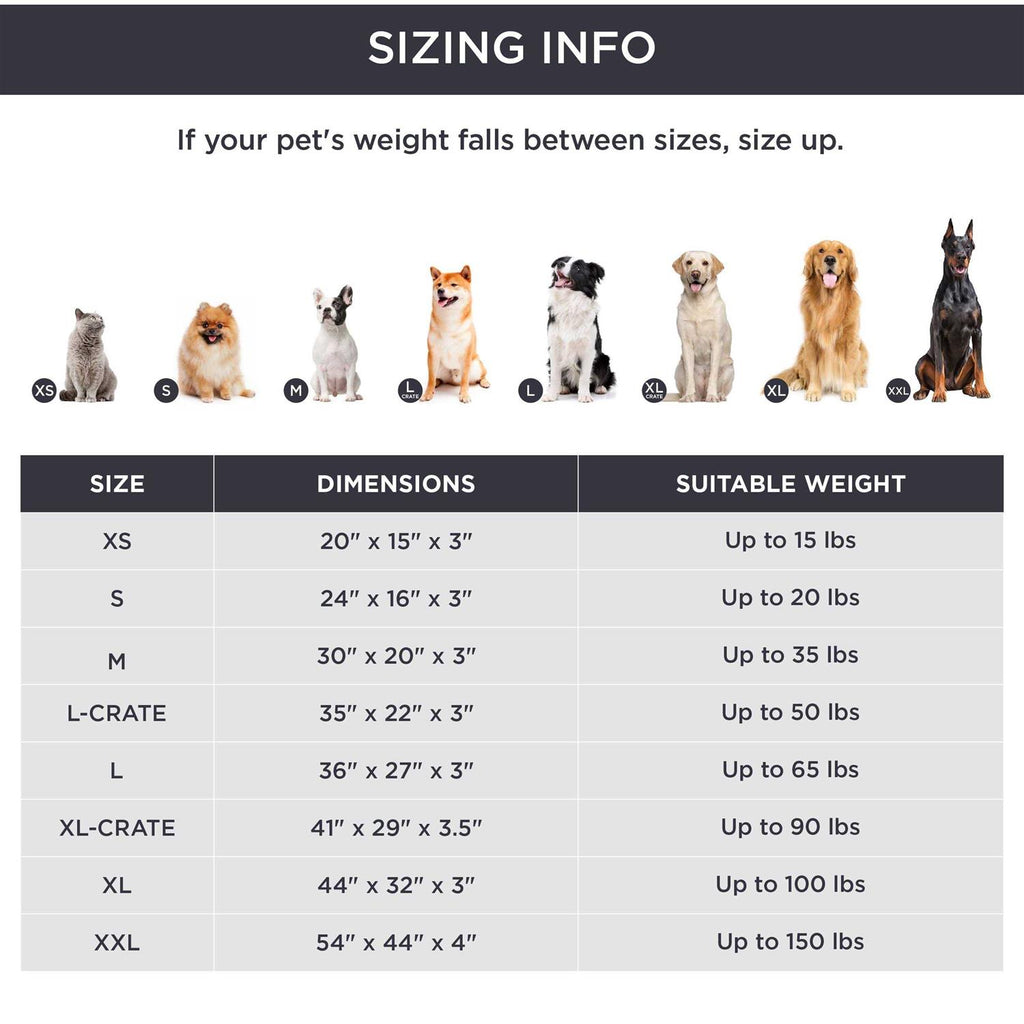 Orthopedic Waterproof Dog Bed with Removable Washable Cover W2447