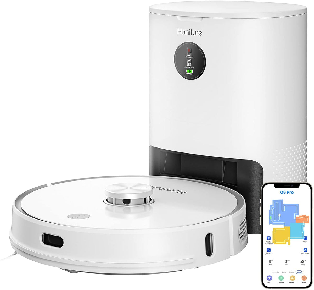 Robot Vacuum and Mop Combo with Self Emptying L698128