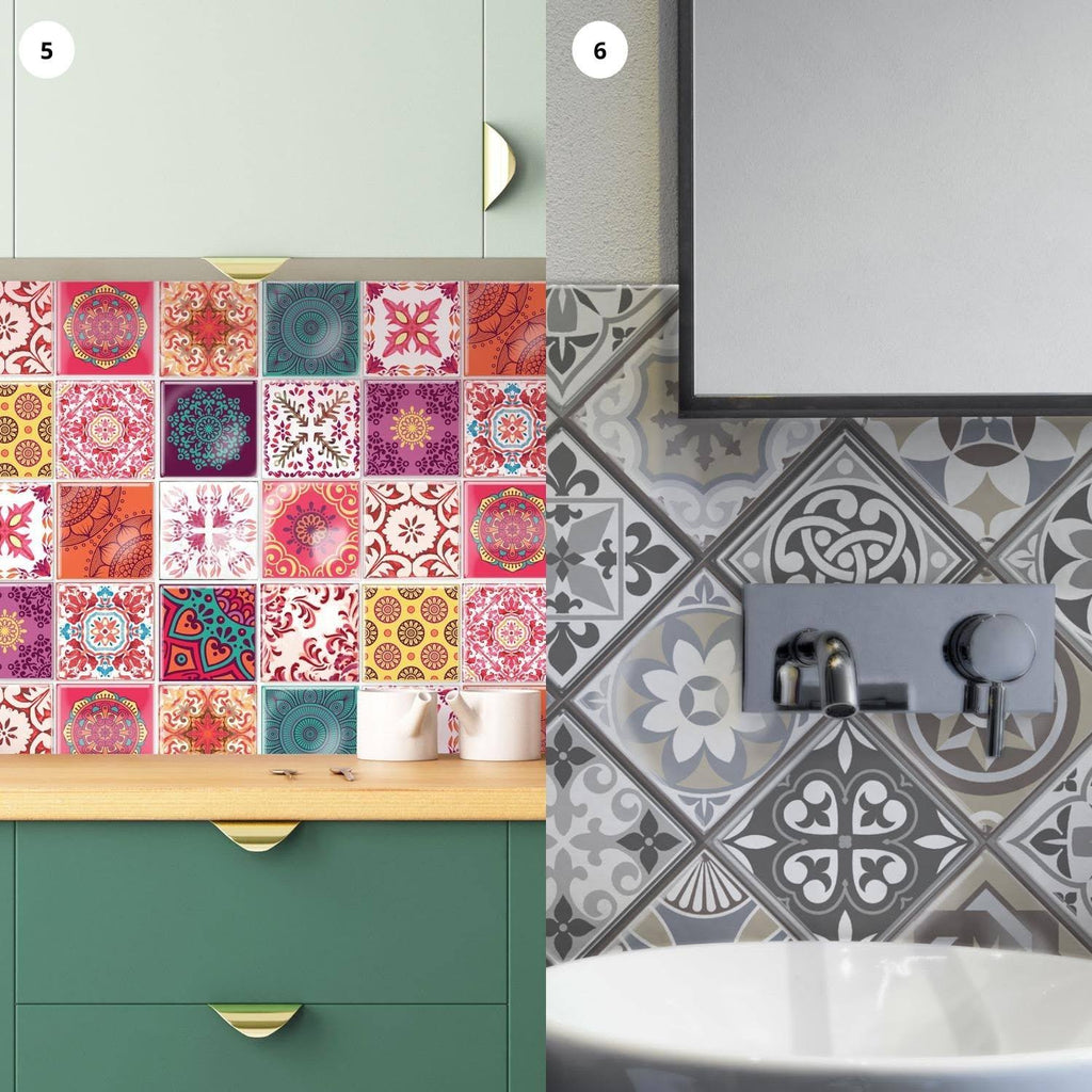 32pcs Peel and Stick Kitchen Backsplash J87324