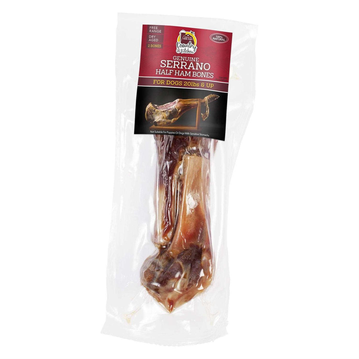 Half Ham Bones Dog Treats D353