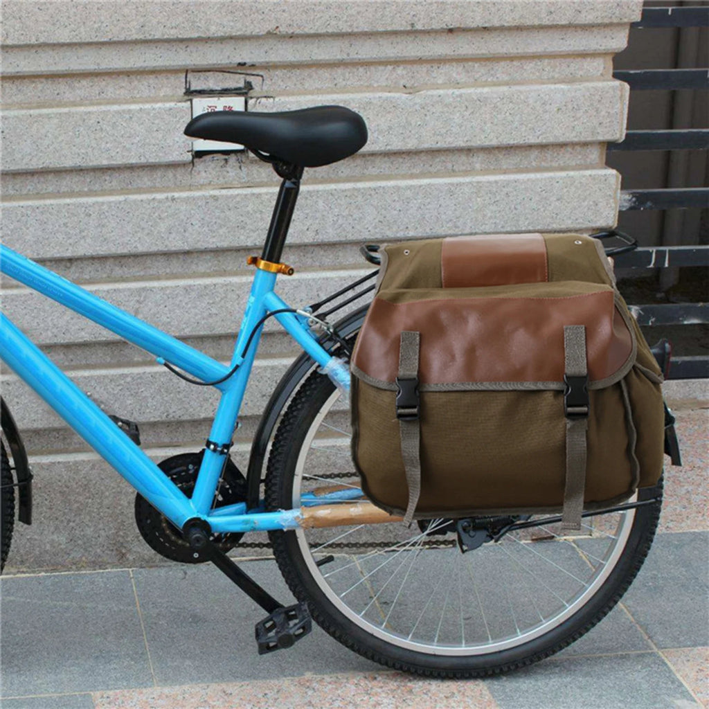 Waterproof Canvas Motorbike Saddle Bag T95688