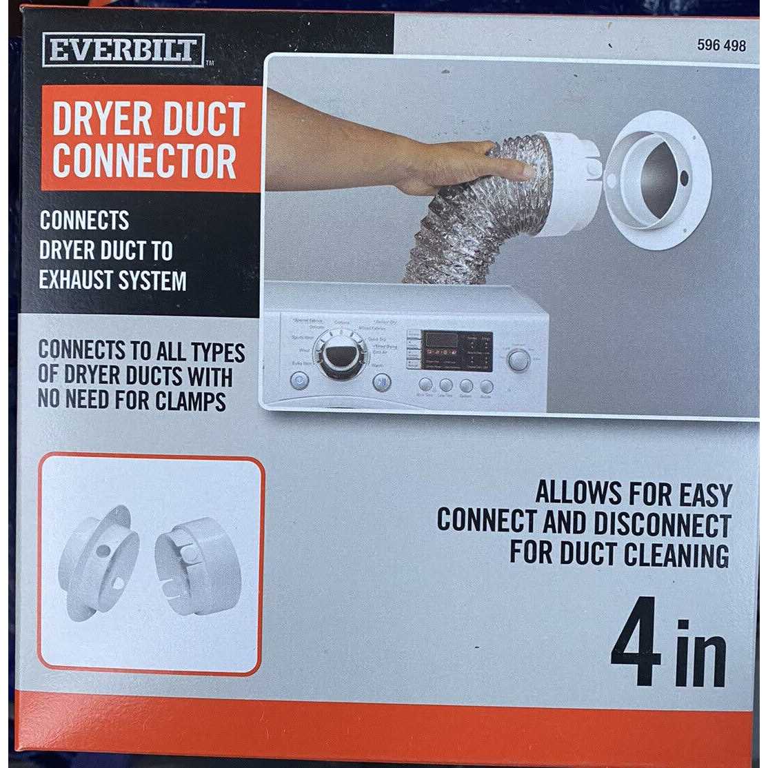 4 in Dryer Duct Connector R802