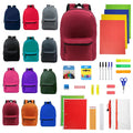 15 Inch 24 Pack Backpacks with 52 Piece School Supply Kits J8243