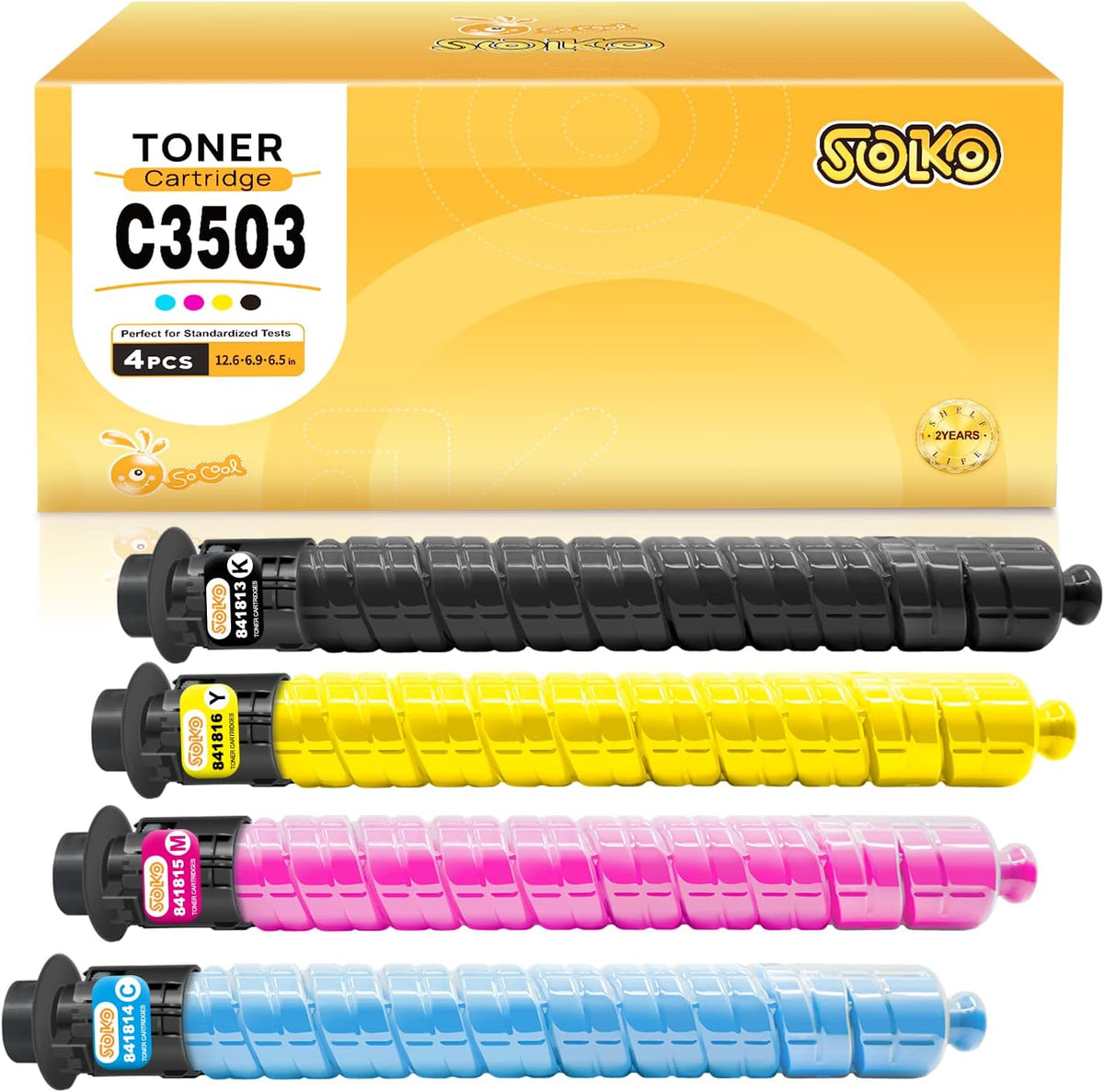 Remanufactured Toner Cartridge 1 Black 1 Cyan 1 Magenta 1 Yellow Q15438