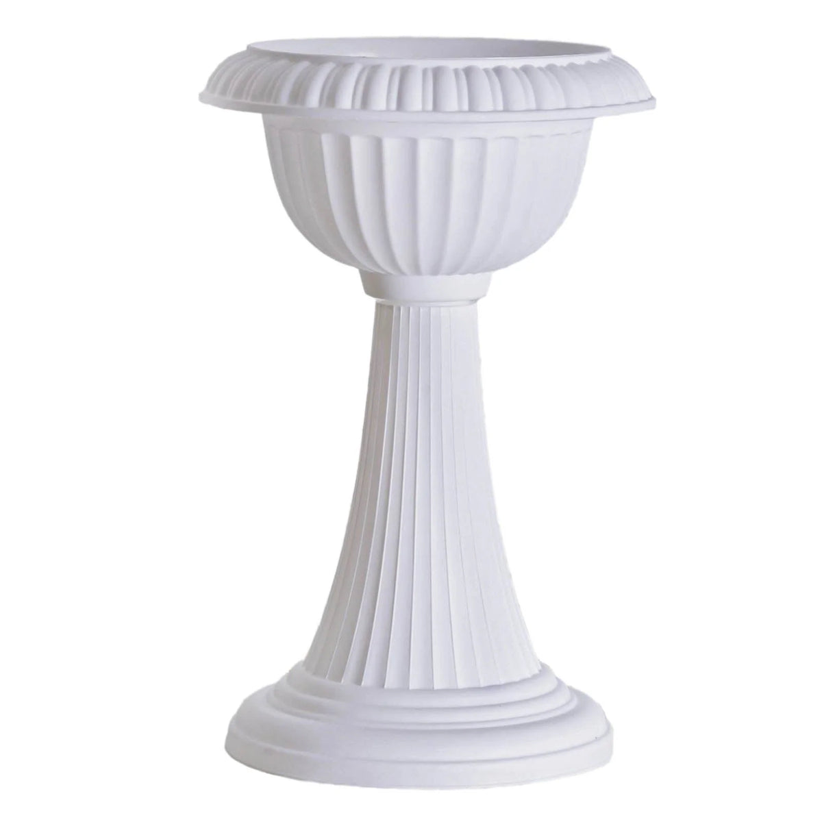 4 Pack 23" Tall White Pedestal Column Plant Stand Pot L361
