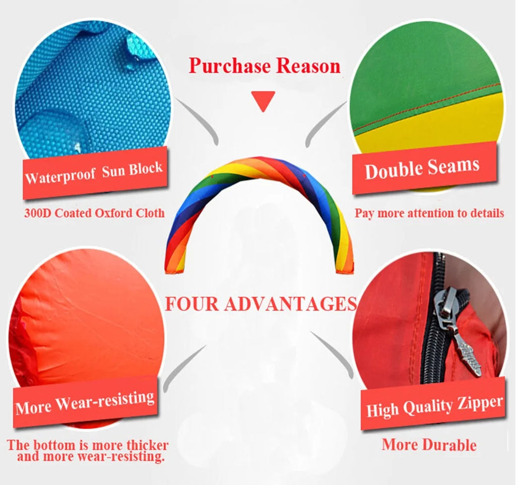 Inflatable Rainbow Advertising Arch with PU Coated C65172