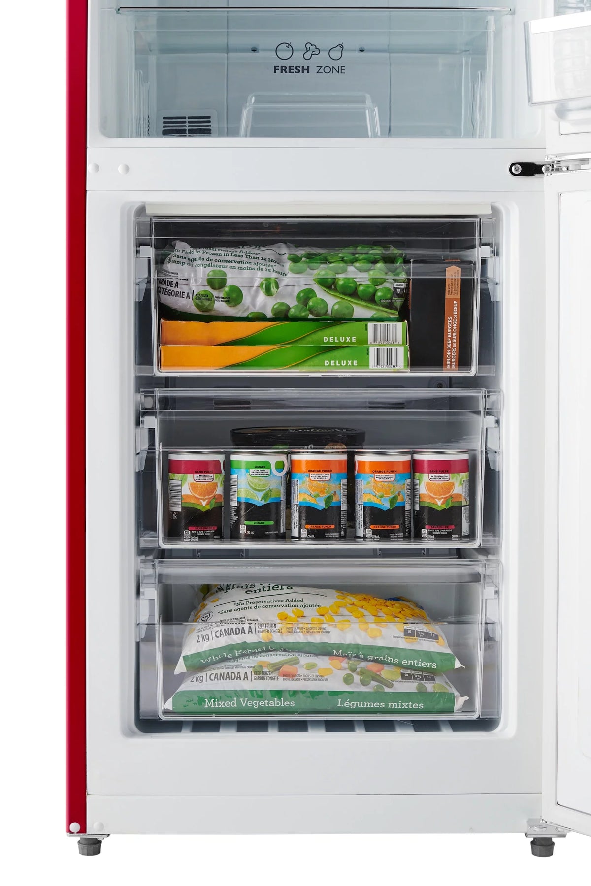 24" 11 Cu Ft Bottom Freezer Retro Refrigerator X46828