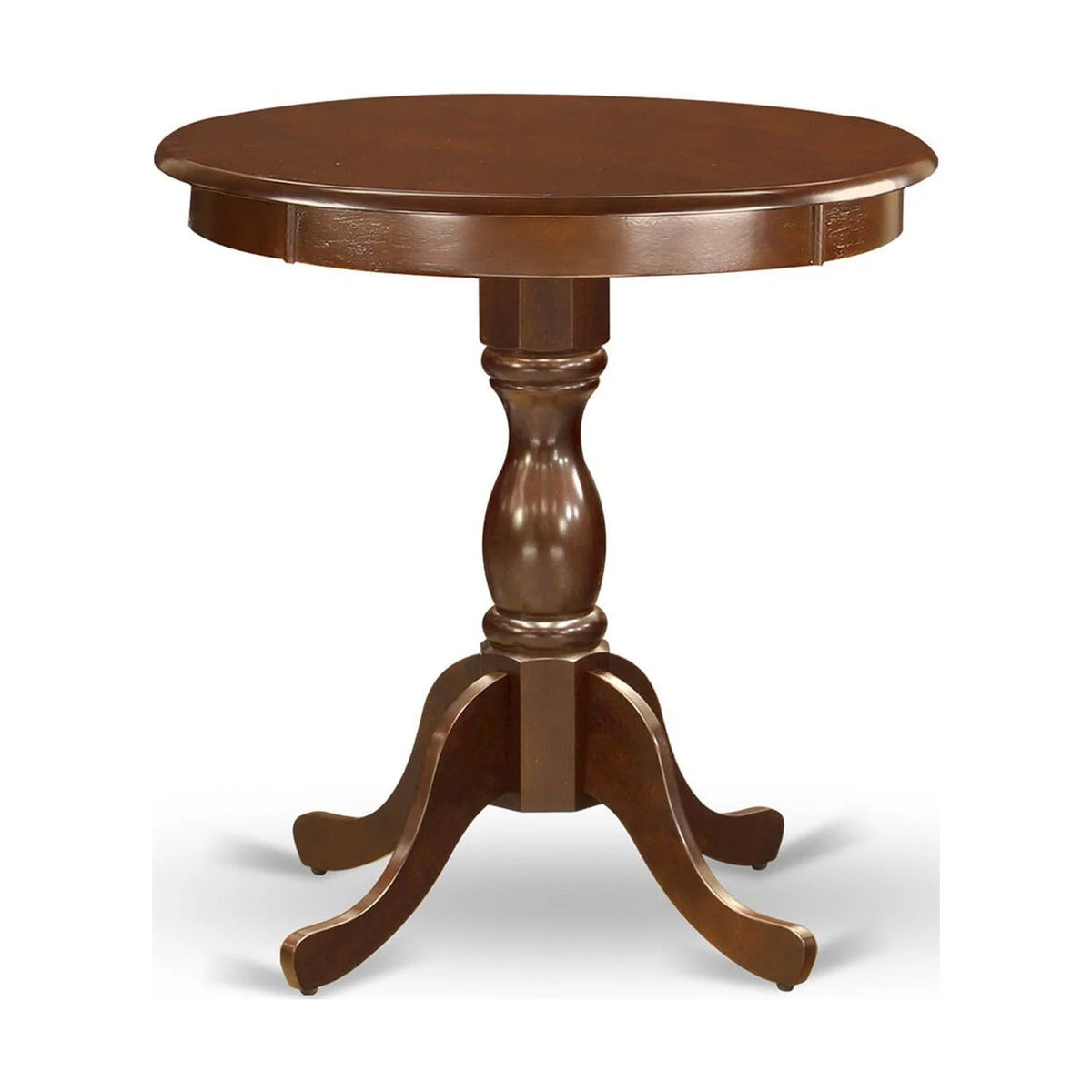 3-piece Mahogany Wood Kitchen Table and Chair Set F431105