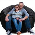 Velvet Memory Foam Bean Bag Chair S863291