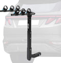 3-Bike Hitch Mount Rack with 2Inch Hitch Receiver, Black T98850