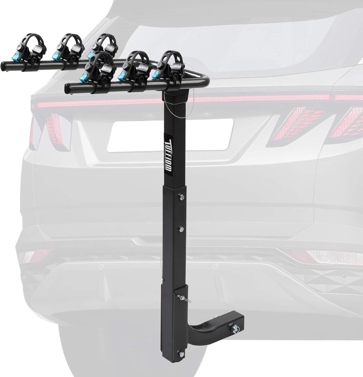 3-Bike Hitch Mount Rack with 2Inch Hitch Receiver, Black T98850