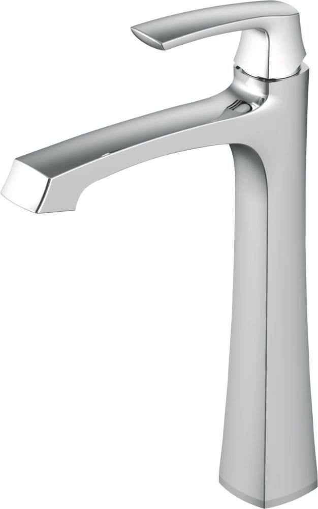 Brushed Nickel Vessel Sink Bathroom Faucet with Drain Assembly Y816