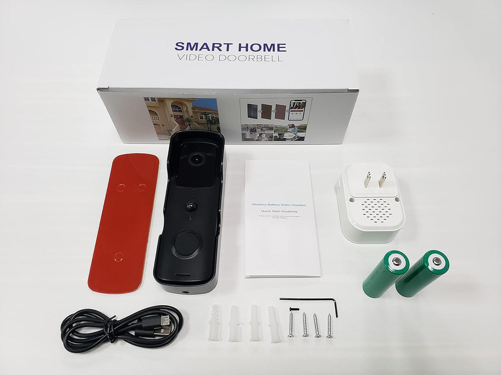 Wireless Video Doorbell Camera with Chime and Batteries Y3978