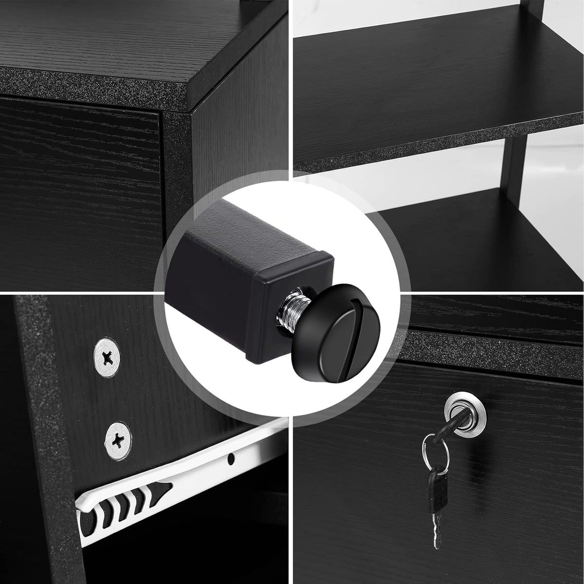 2 Drawer File Cabinet with Lock G646
