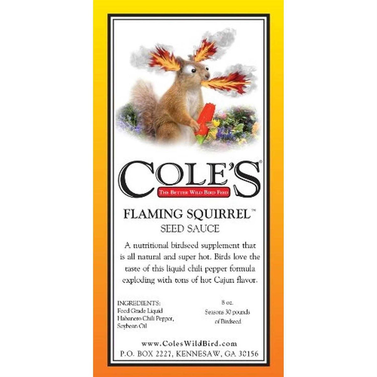 Flaming Squirrel Seed Sauce B4211