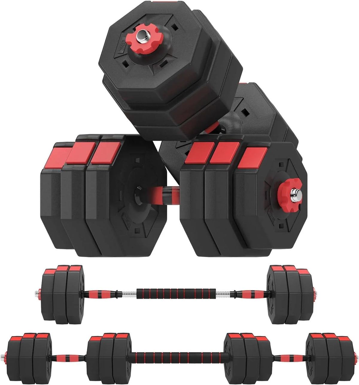 Adjustable Dumbbells Set 55LB 3 in 1 N110037