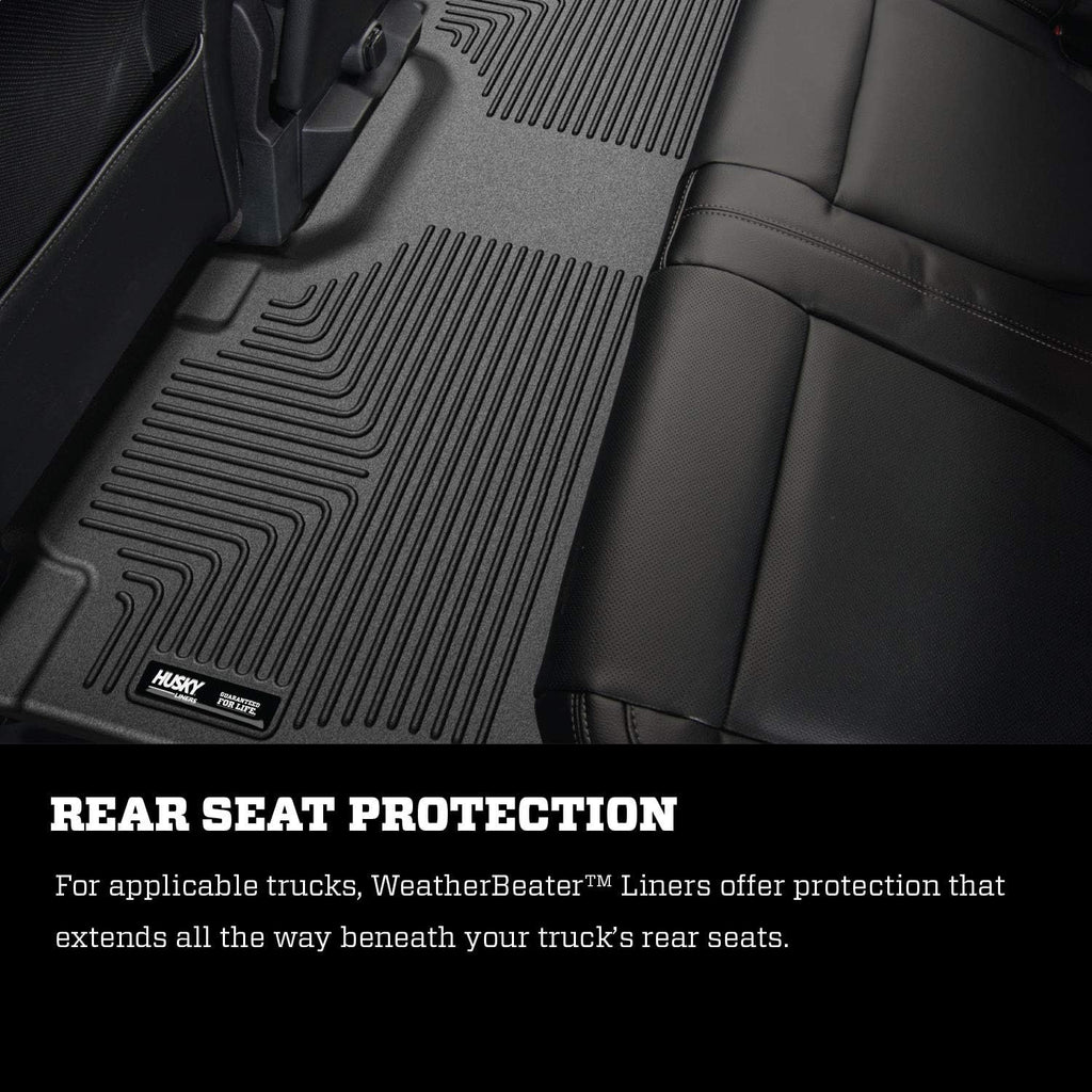Black Front Floor Liners 2 Pcs P526
