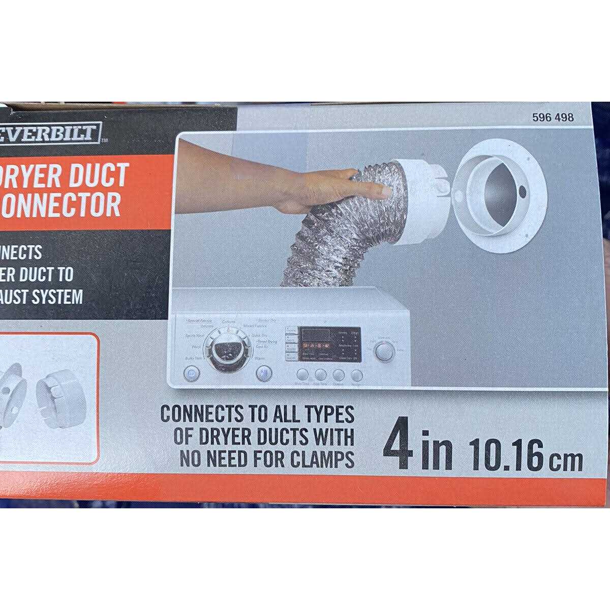 4 in Dryer Duct Connector R802