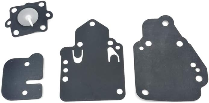 Carburetor Rebuild Kit with Gasket for 6 8 9.9 10 15 20 25 HP 2cyl Outboard Q855