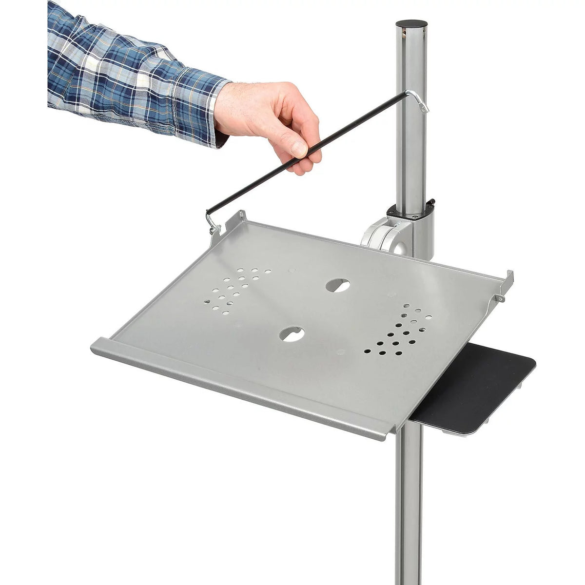 Height Adjustable Laptop Workstation Cart I47392