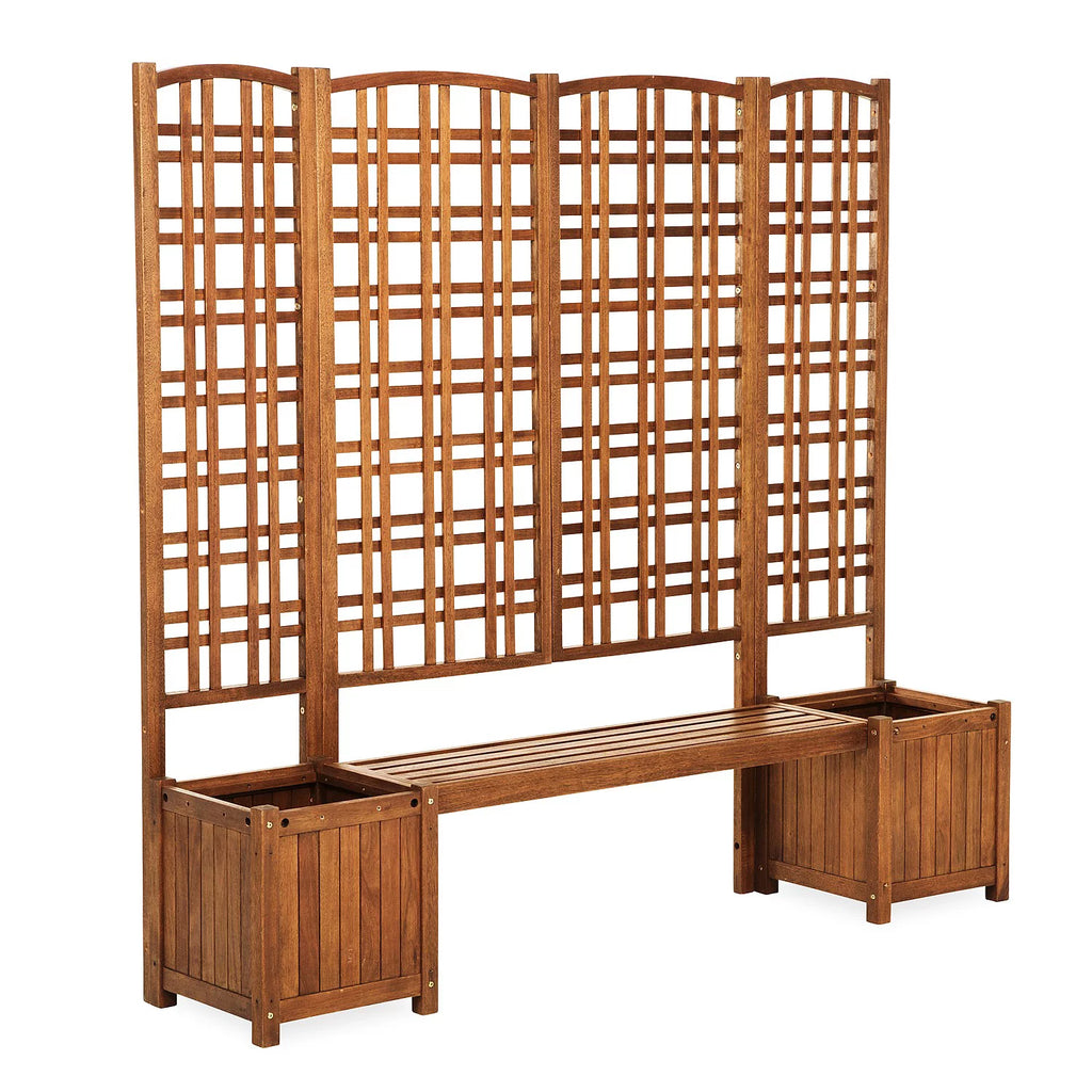 Large Outdoor Eucalyptus Privacy Trellis N86576