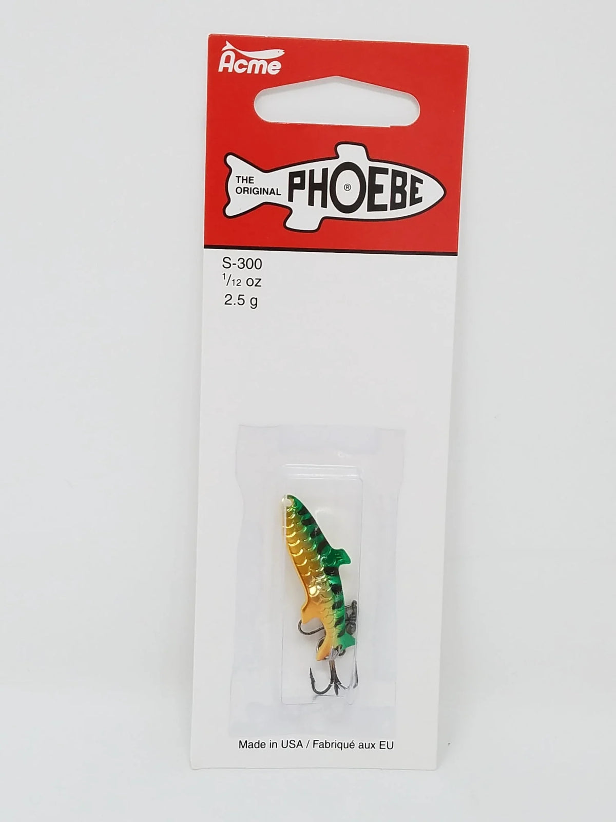 Fishing Lure Spoon Gold 1/12 oz W185