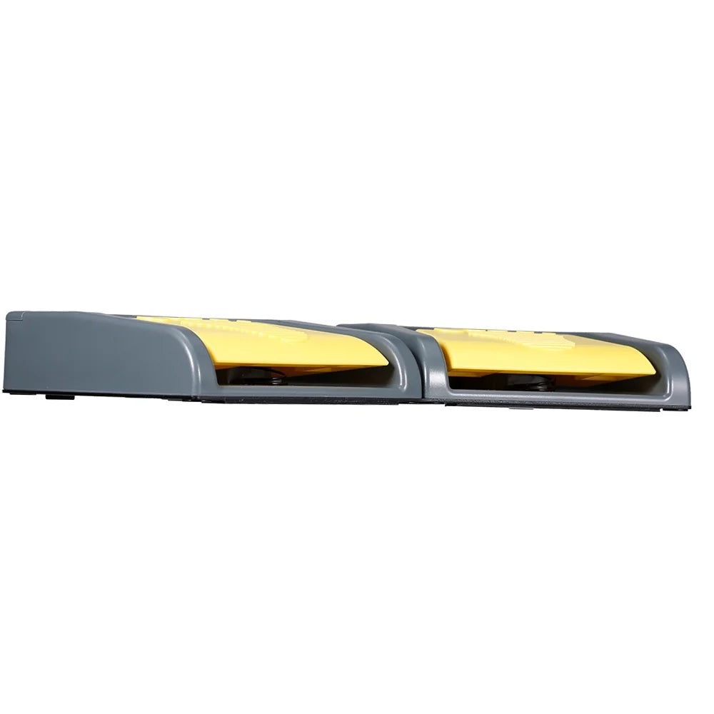 Grey USB Keyboard with Yellow String Pedal L6190