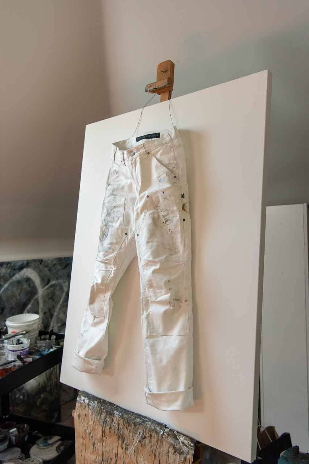 White Canvas Taskpant N878571
