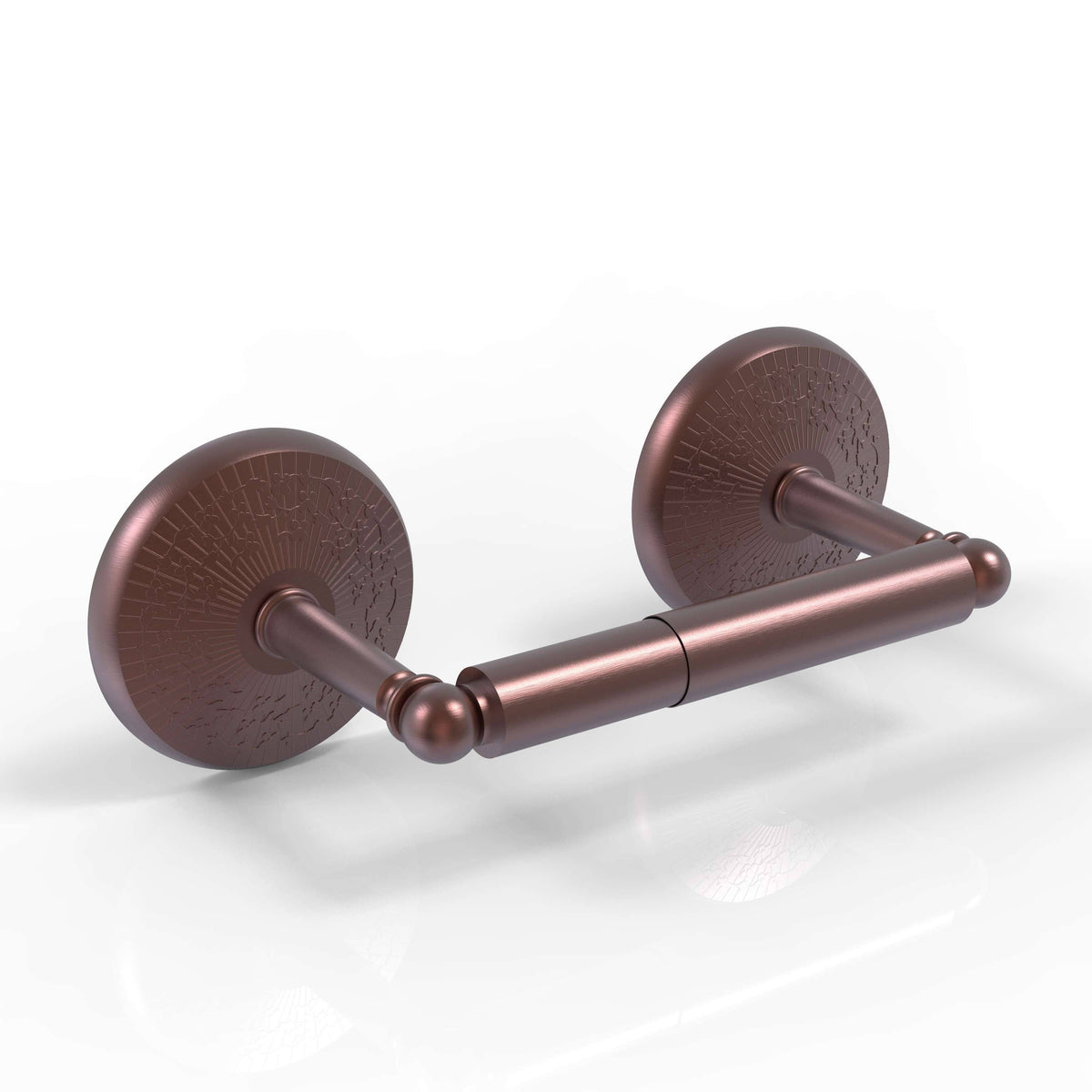 Antique Copper 2 Post Toilet Tissue Holder W7066