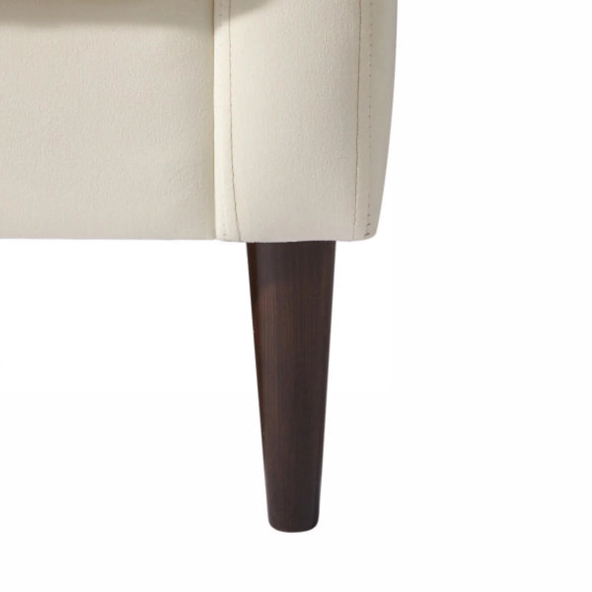 3 Seats Velvet Upholstered Sofa with Wooden Frame and Wood Legs P153