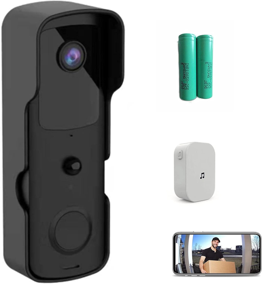 Wireless Video Doorbell Camera with Chime and Batteries Y3978