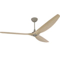 84 Ceiling Fan with Bamboo Blades and Satin Nickel Finish J765