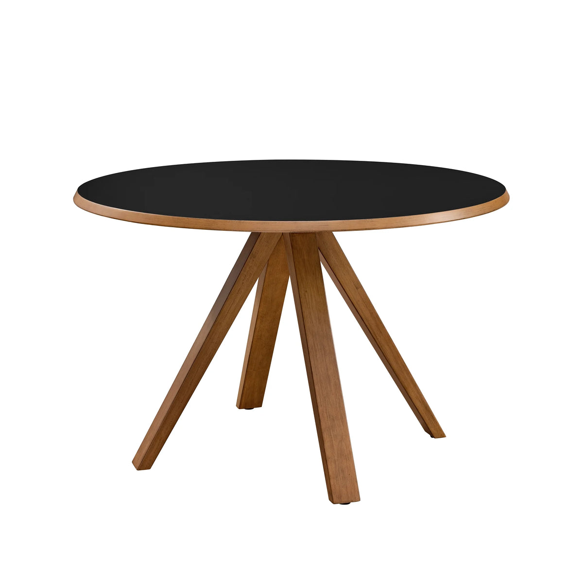 Black/English Oak Round Dining Table R25965