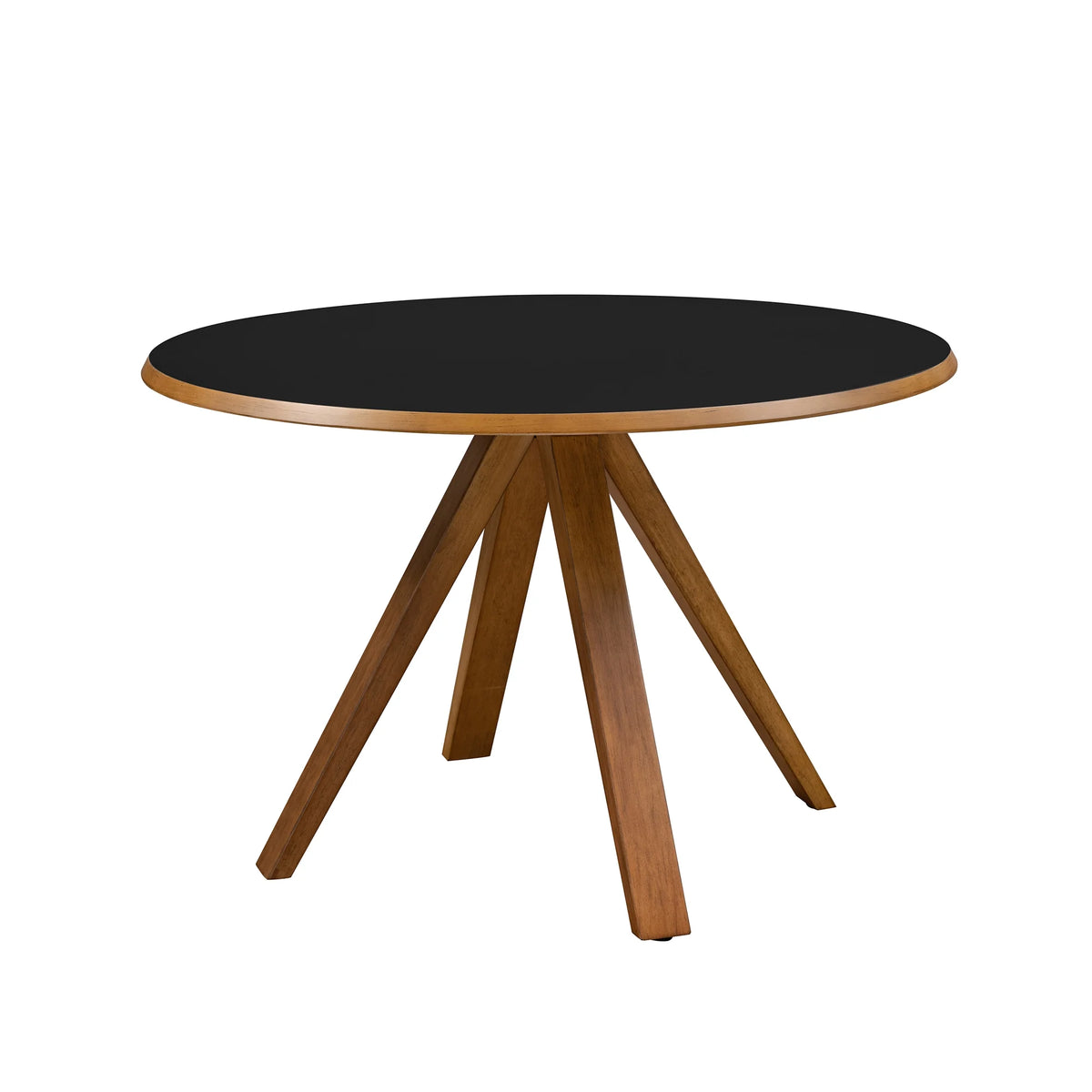 Black/English Oak Round Dining Table R25965