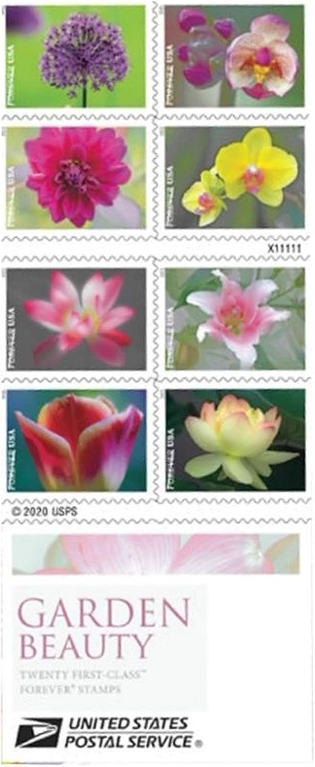 20 Self-Stick First Class Postage Stamps L417