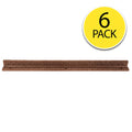 Brown Rubber Brickface Landscape Edging 6-Pack N504852