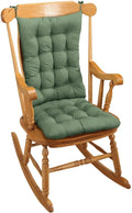 2-Piece Padded Rocking Chair Cushion Set Green Z829900