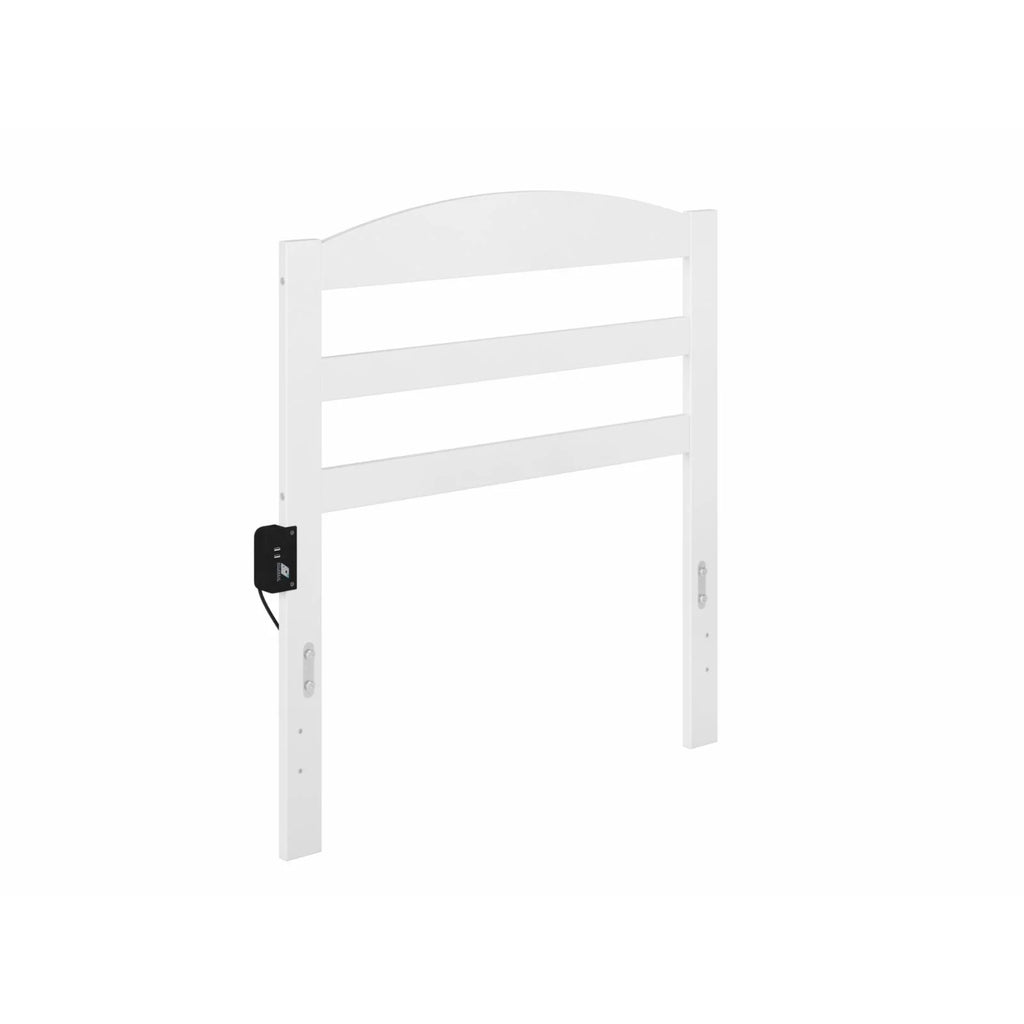 White Wooden Queen Headboard W26271