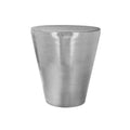 Hammered Cone Shaped Drum End Table J8461