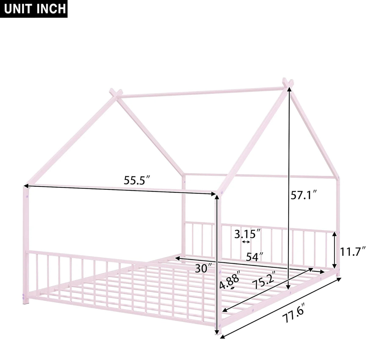 Full Size Meal House Bed N806209