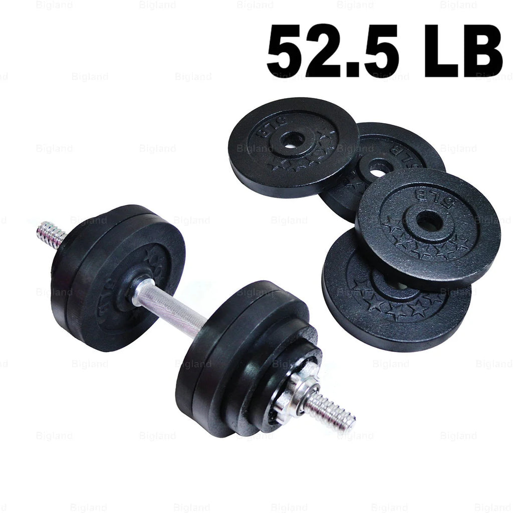 Adjustable Dumbbell Single Unit Black Plated Cast Iron R281947