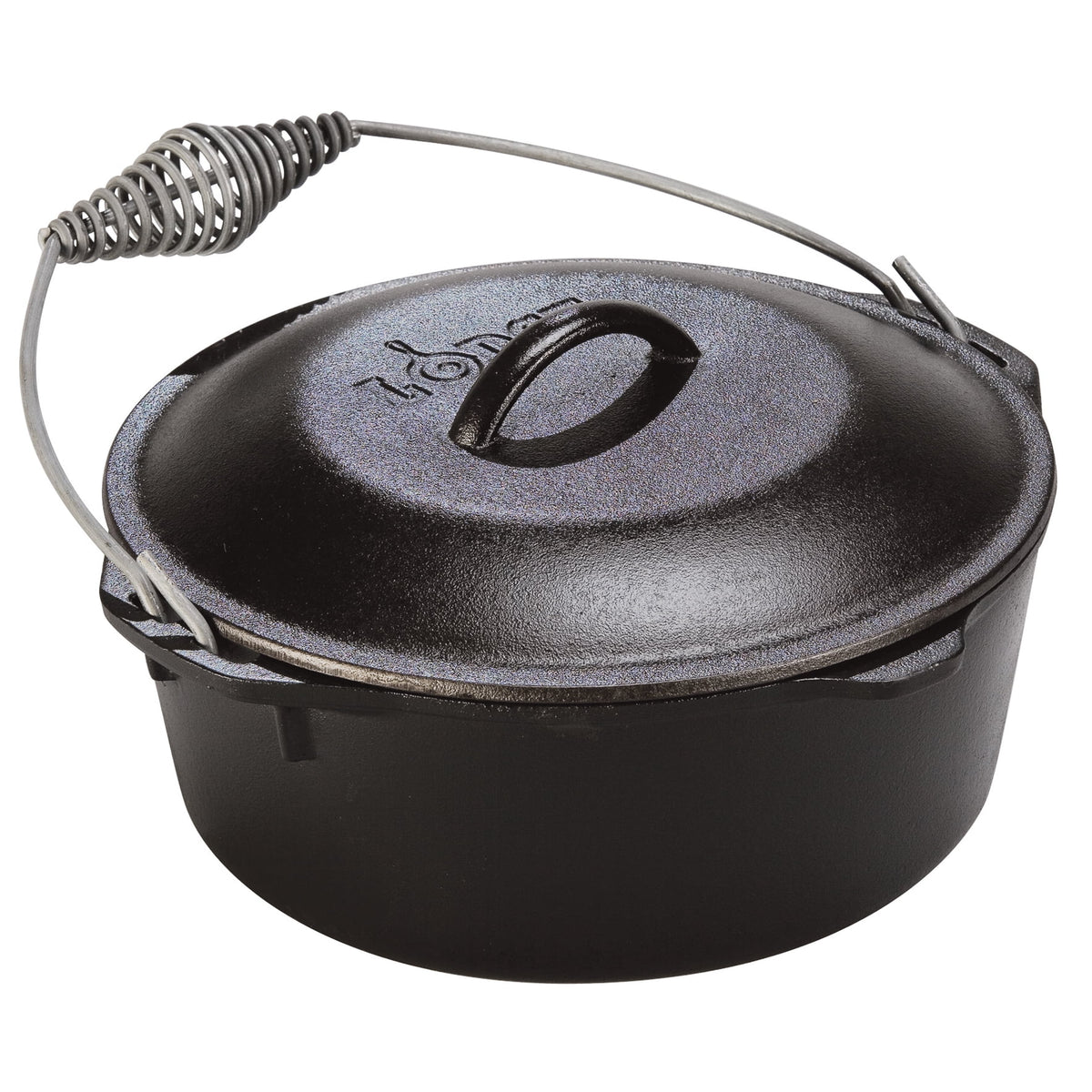 Cast Iron 5 Quart Seasoned Dutch Oven with Bail Handle S292