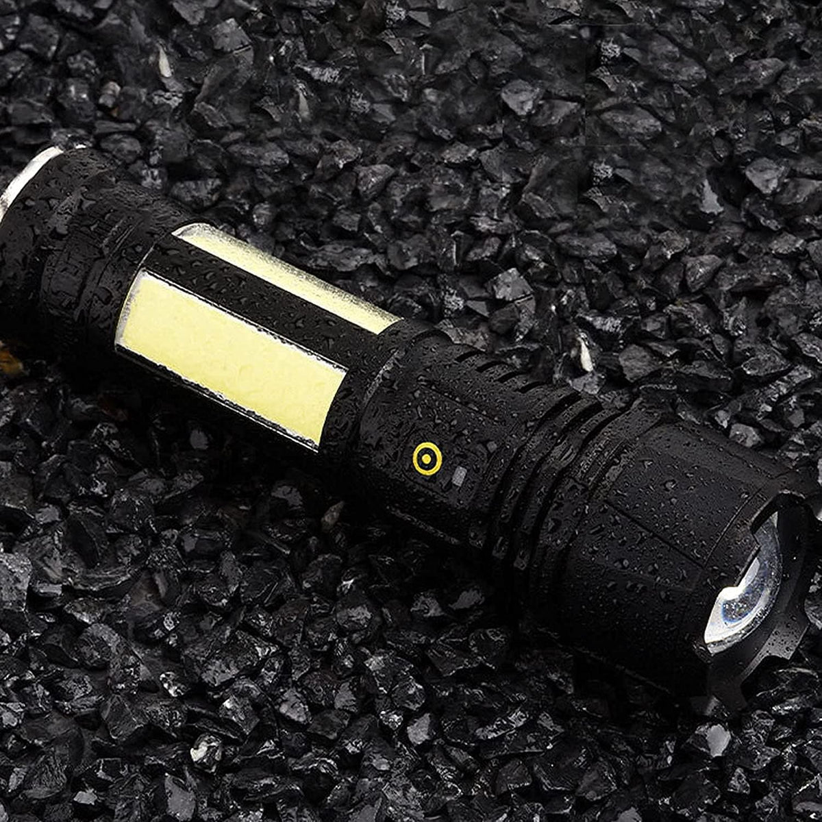 Rechargeable LED Flashlight 90000 Lumen Waterproof Magnetic 5 Modes Zoomable W80163