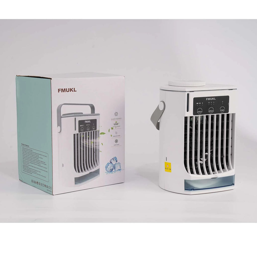 Portable Air Conditioner with Remote, 3 Speeds, USB Powered X42887