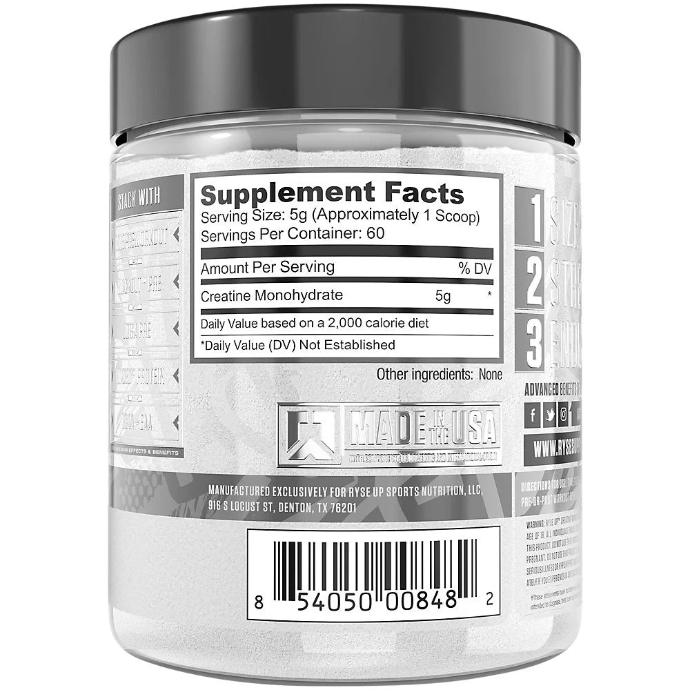 Unflavored Creatine Monohydrate 10.6 Oz 60 Servings E292