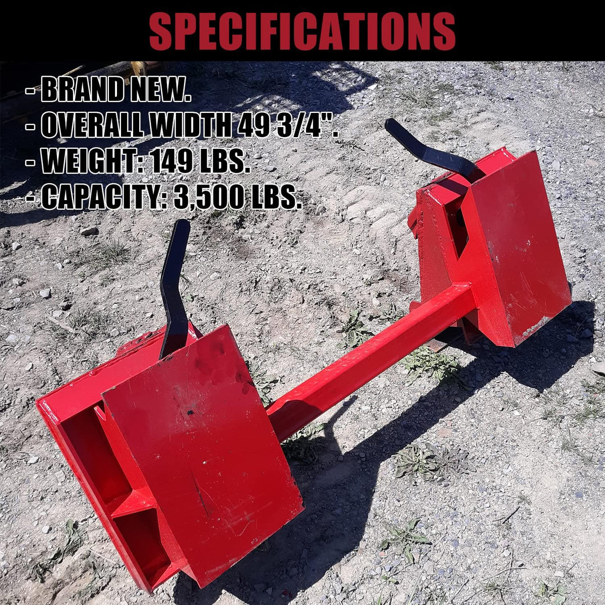 Skid Steer Style Mount Quick Tach Conversion Adapter Plate K1980
