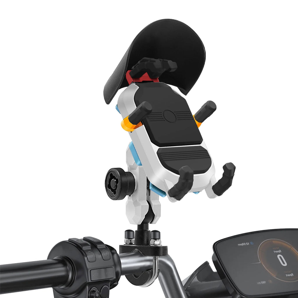 Waterproof Motorcycle Phone Mount Holder with 360° Rotation Handlebar Mount V62126