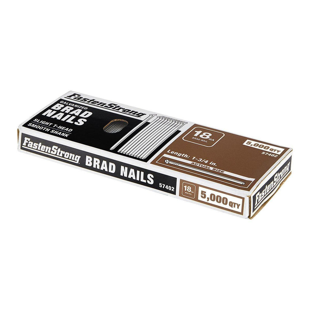 1-3/4 in. 18 GA Galvanized Brad Nails, 5000-Piece J95078