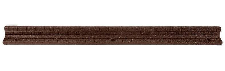 Brown Rubber Brickface Landscape Edging 6-Pack N504852